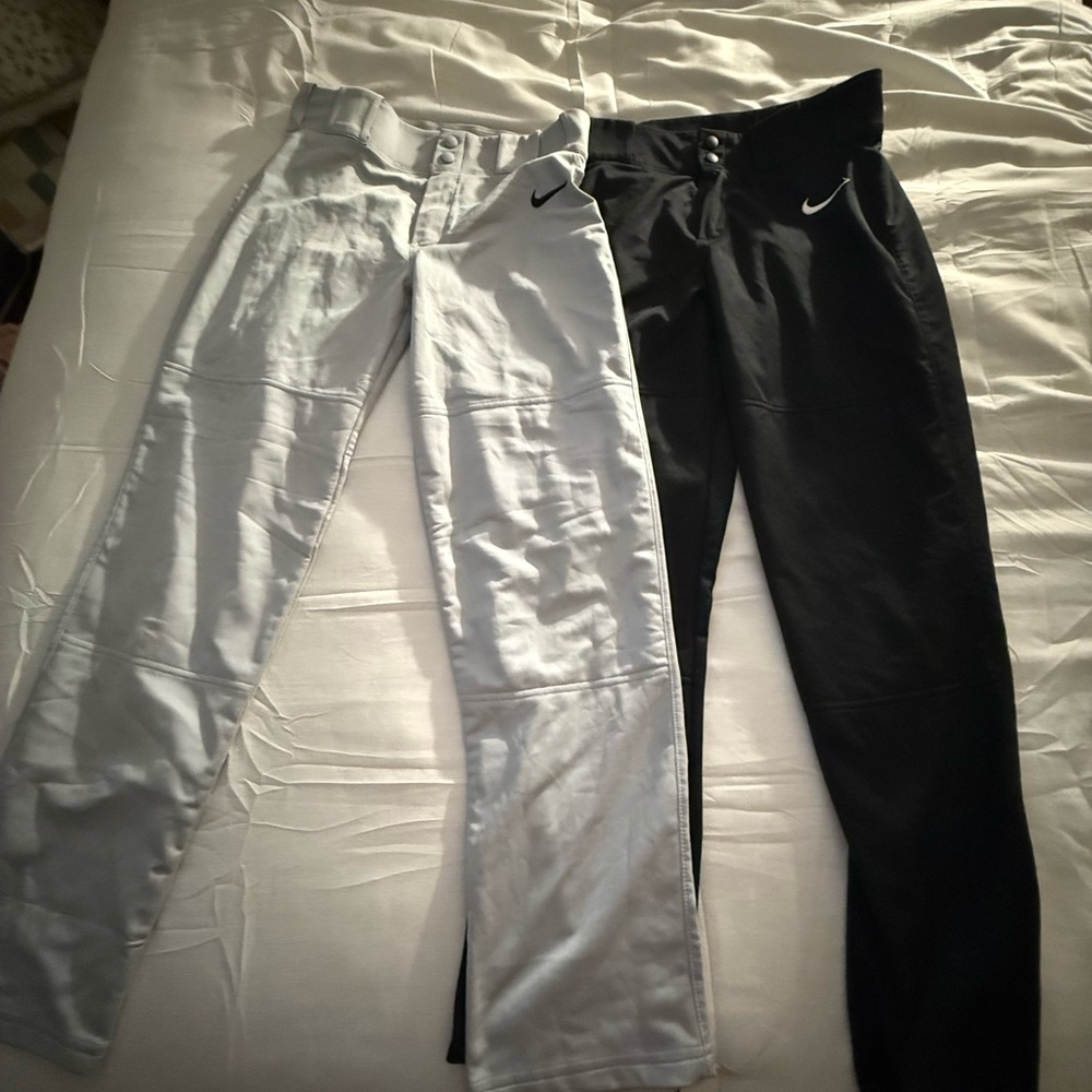 Nike Black and White Athletic Pants